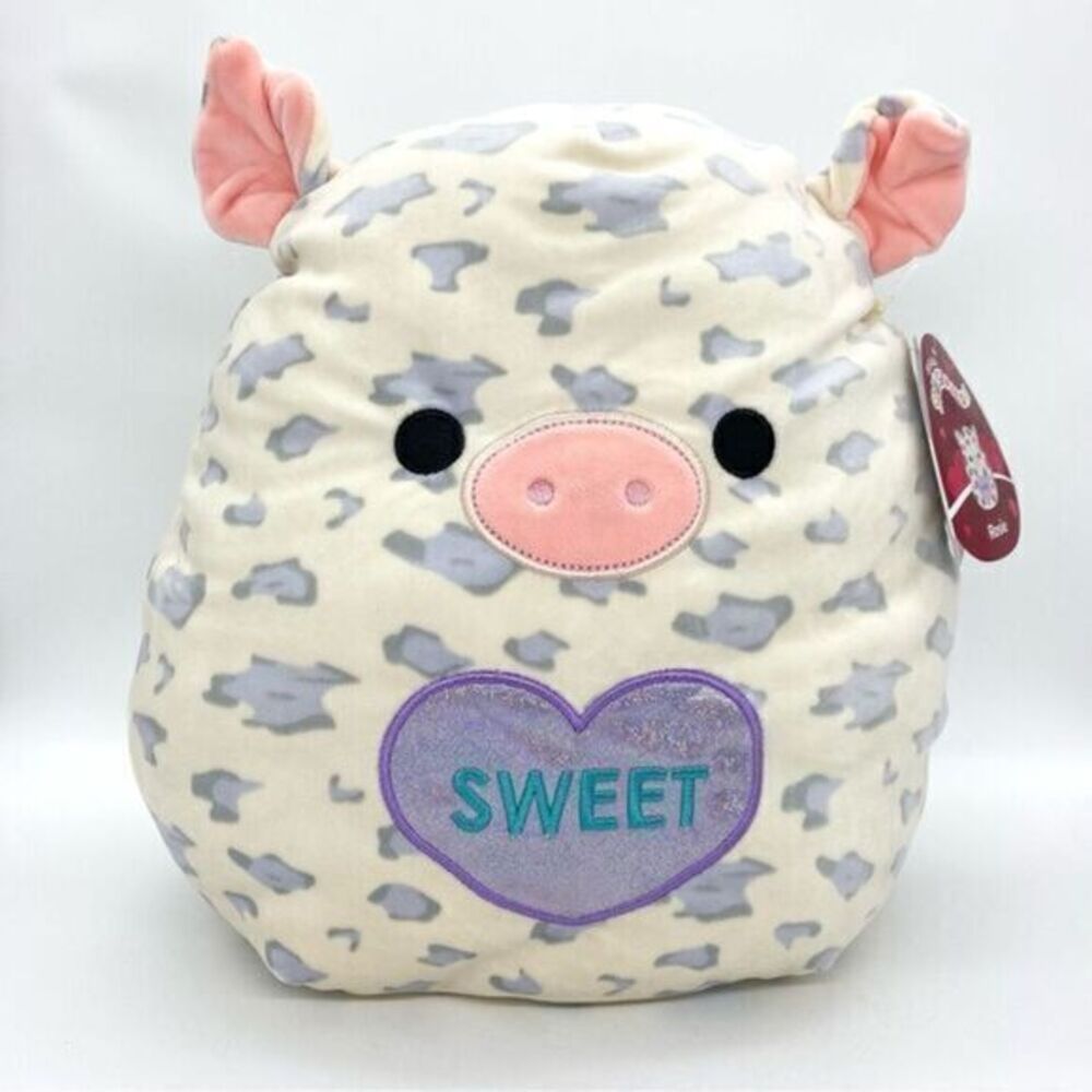 Squishmallow Rosie The Pig Valentine Plush New